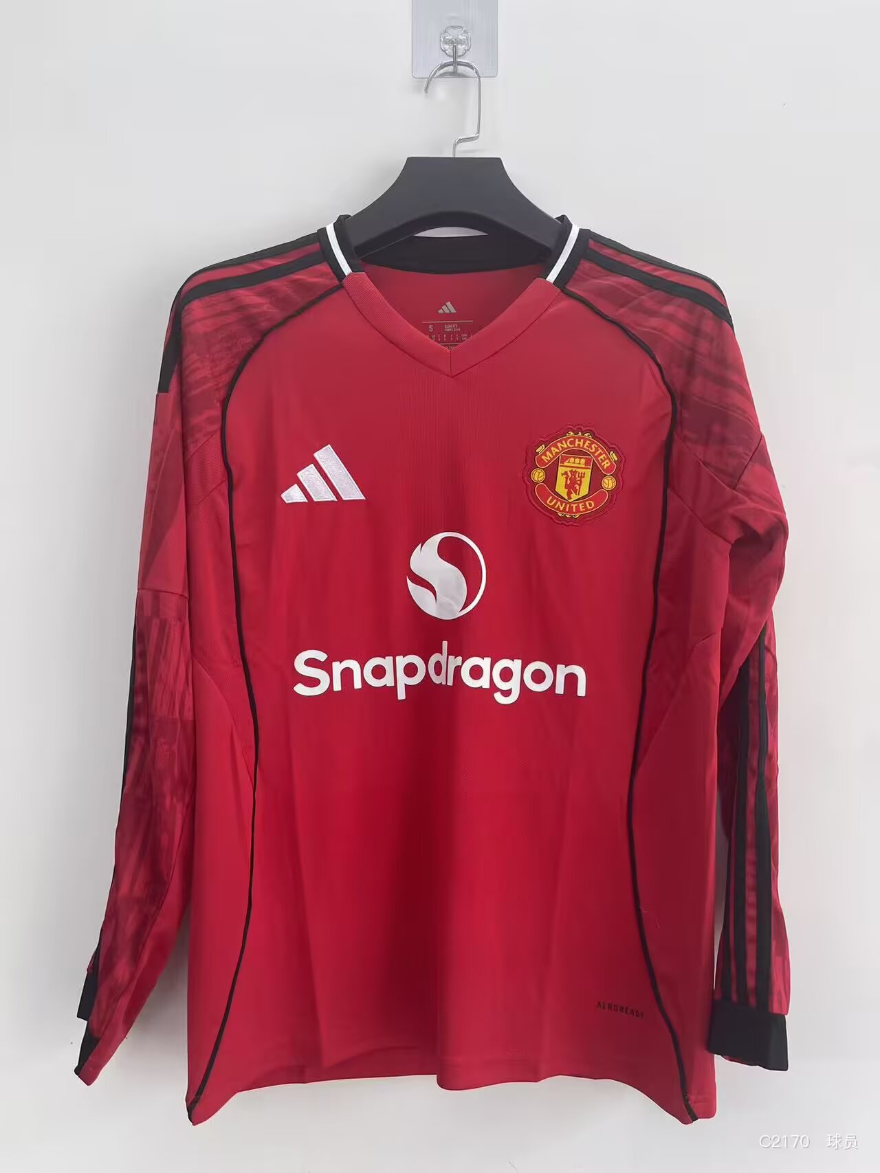  Fan version 25/26 Manchester United home long-sleeved