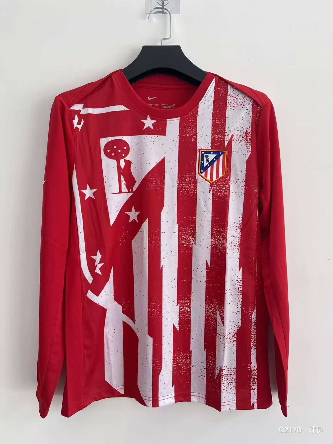  Fan version 25/26 Atletico Madrid home long-sleeved