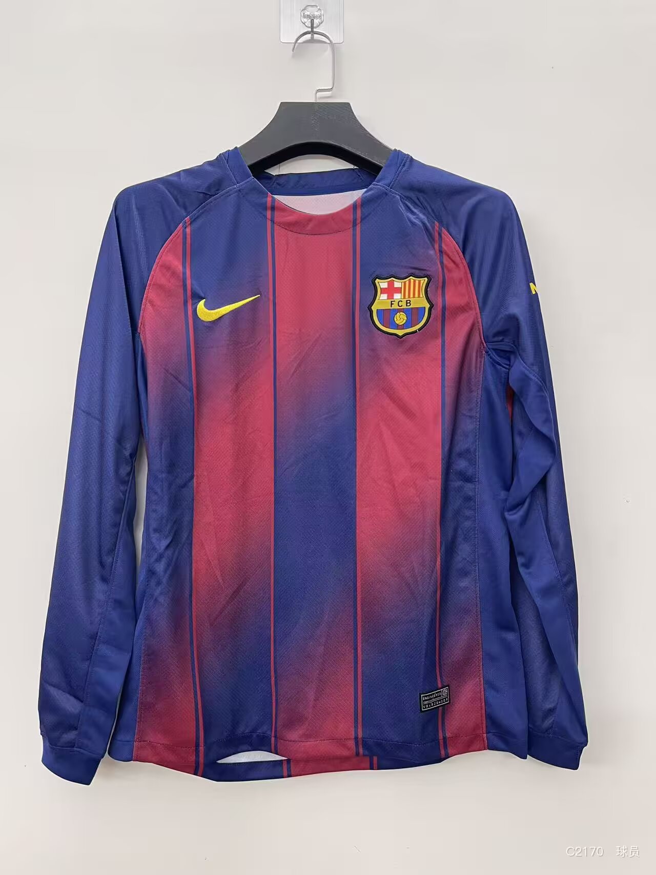  Fan version 25/26 Barcelona home long-sleeved