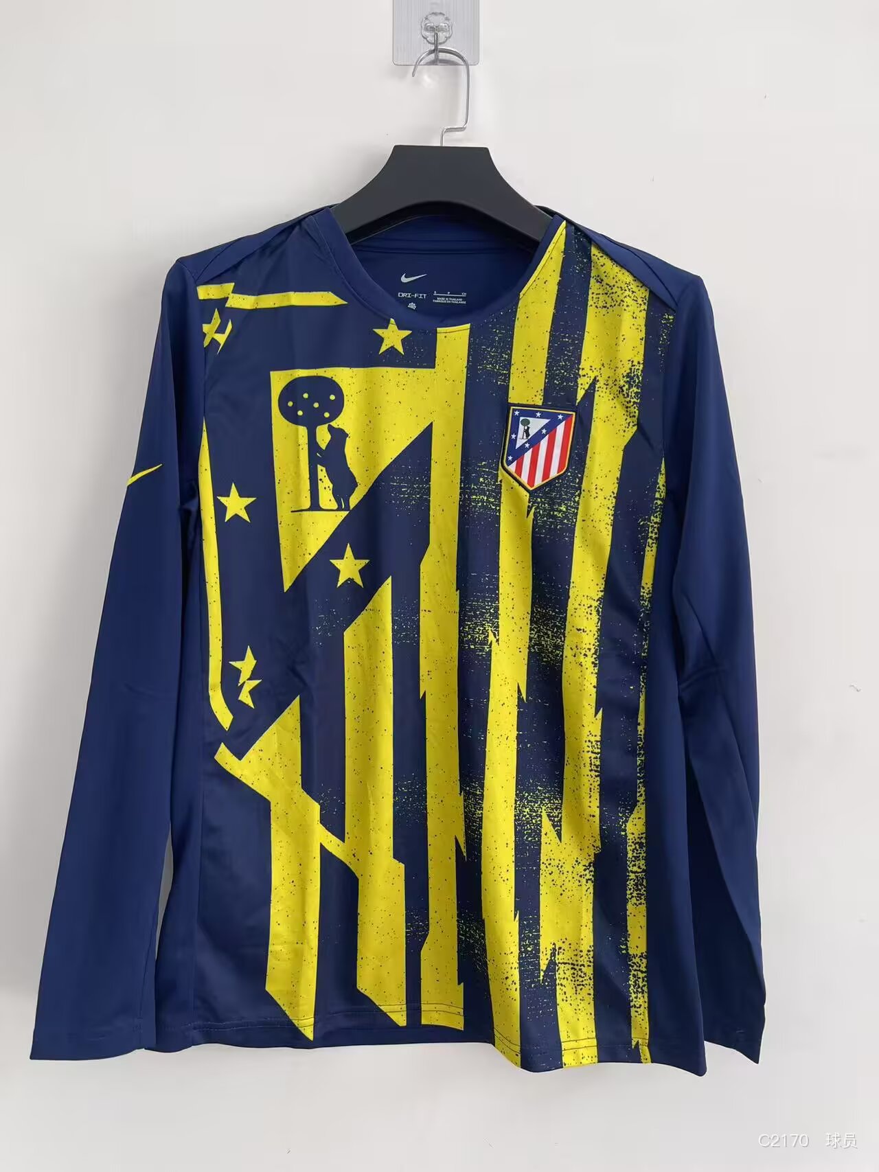  Fan version 25/26 Atletico Madrid away training long-sleeved