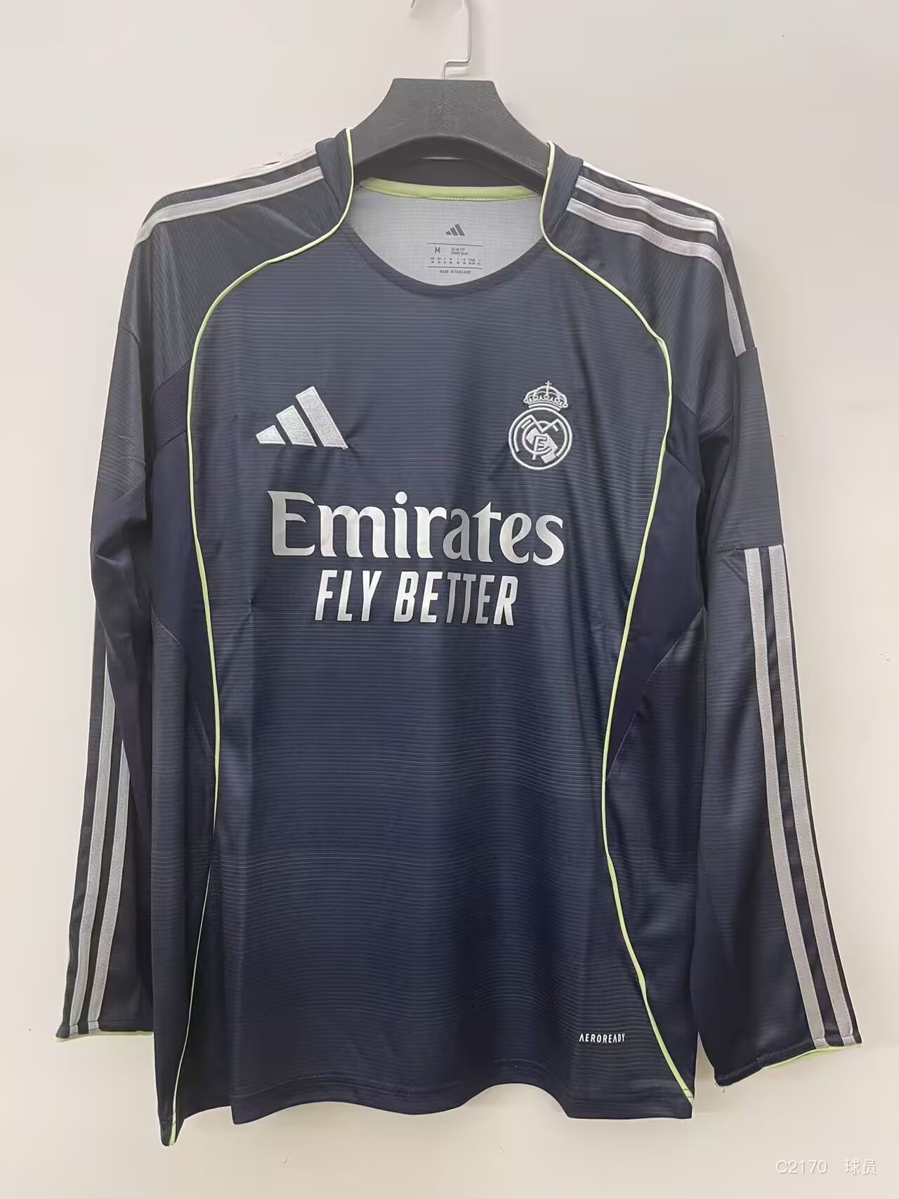  Fan version 25/26 Real Madrid away long-sleeved