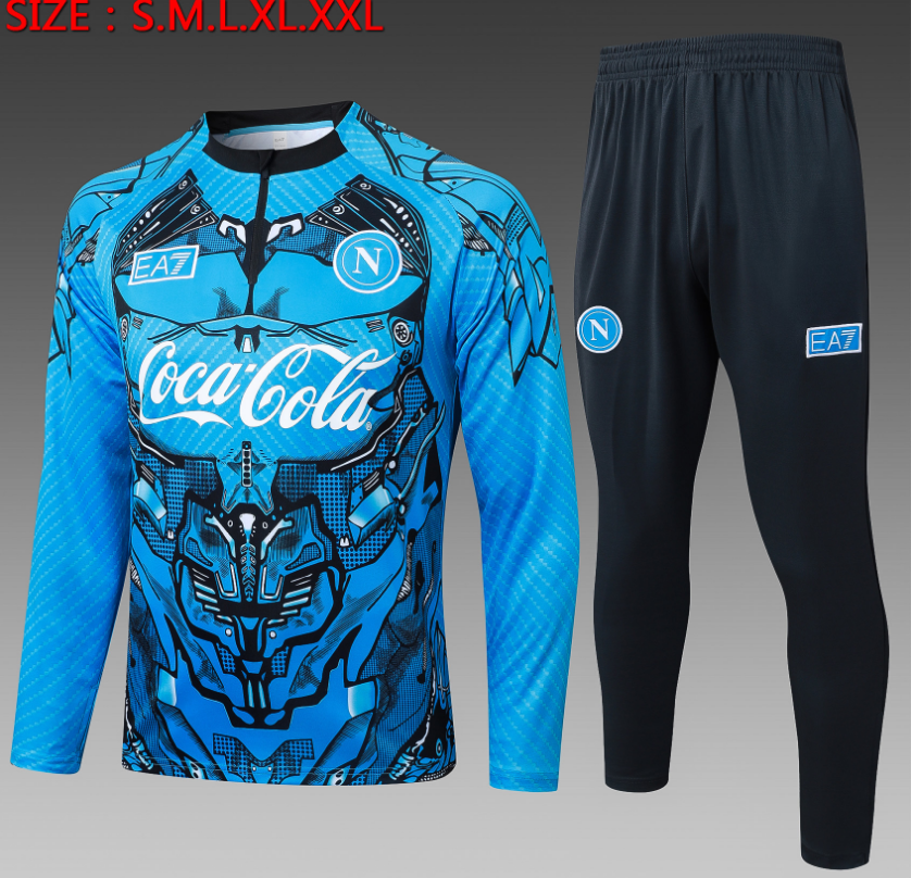  25/26 Half Naples Blue Inkjet Tracksuit