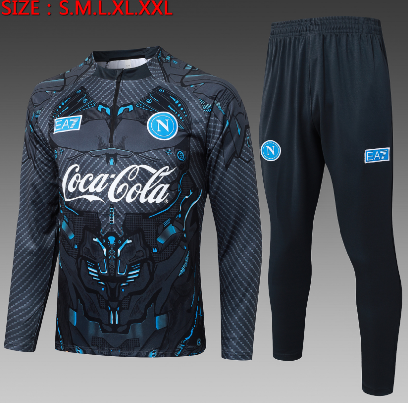  25/26 Half Naples Dark Grey Inkjet Tracksuit