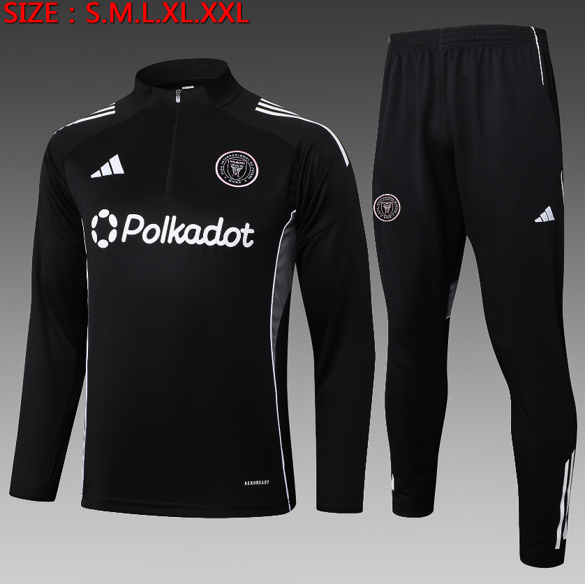  25/26 Half Miami Black Tracksuit