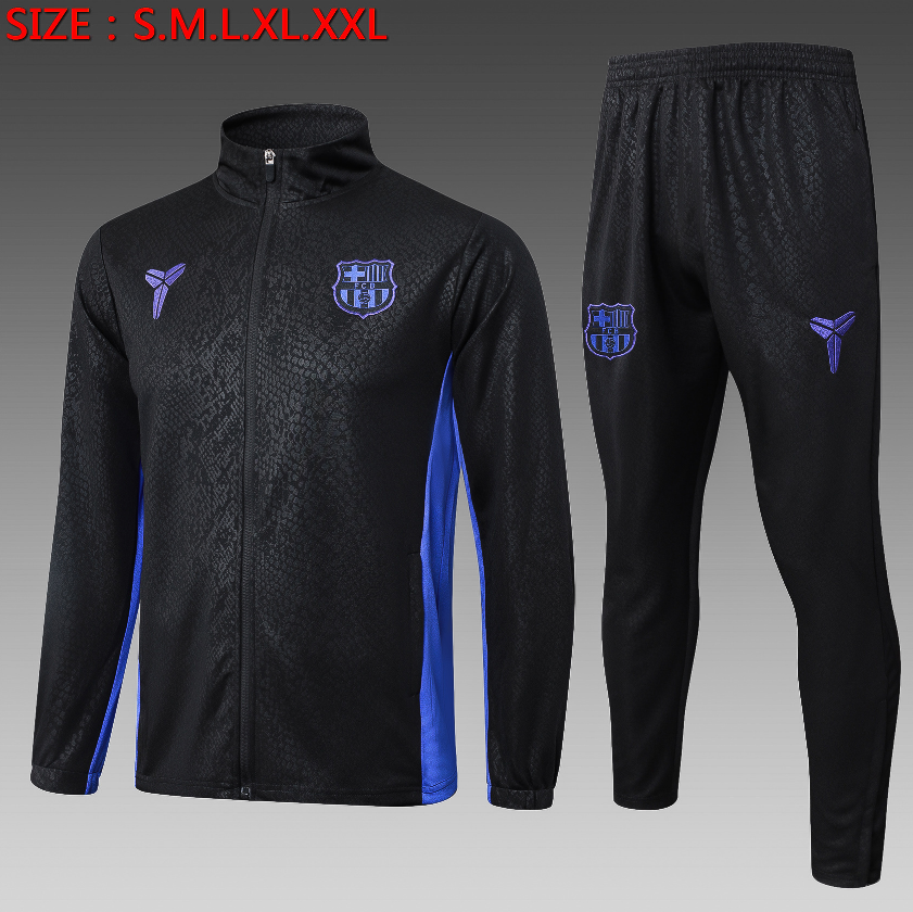 25/26 Barcelona Black (Steel Stamp Edition) Jackets sets
