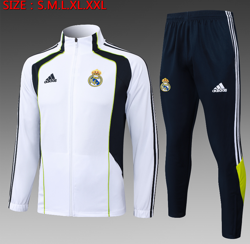 25-26 Real Madrid white retro edition Jackets sets