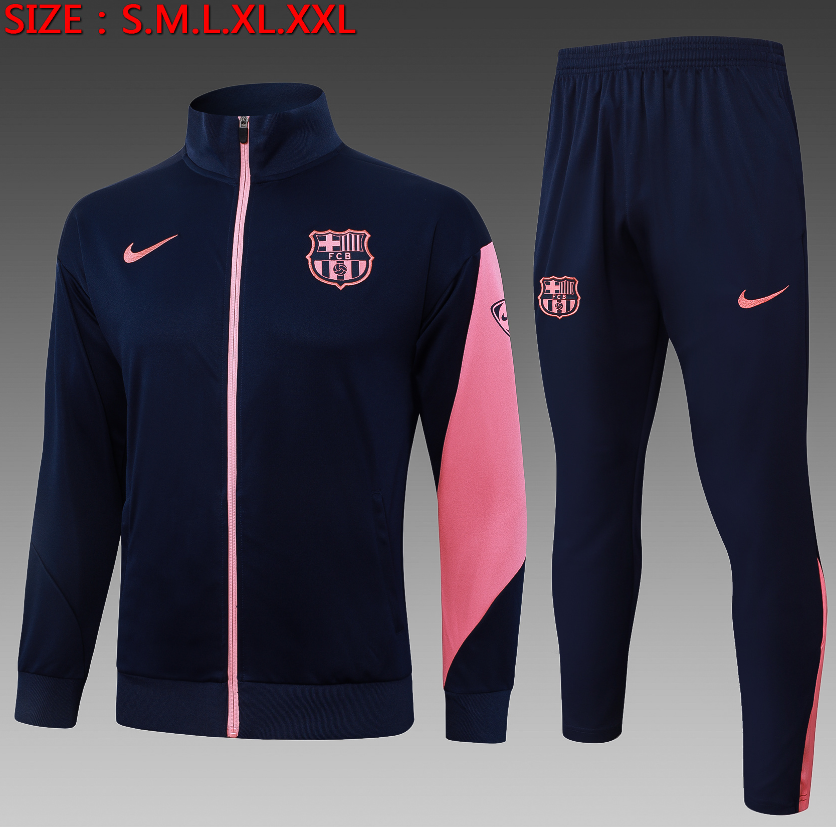 25/26 Barcelona top in cyan (pink sleeves) Jackets sets
