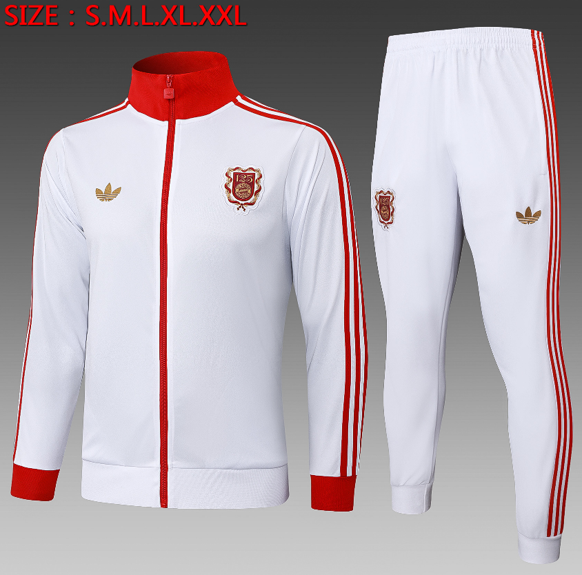 25/26 Bayern White 125th Anniversary Edition Jackets sets
