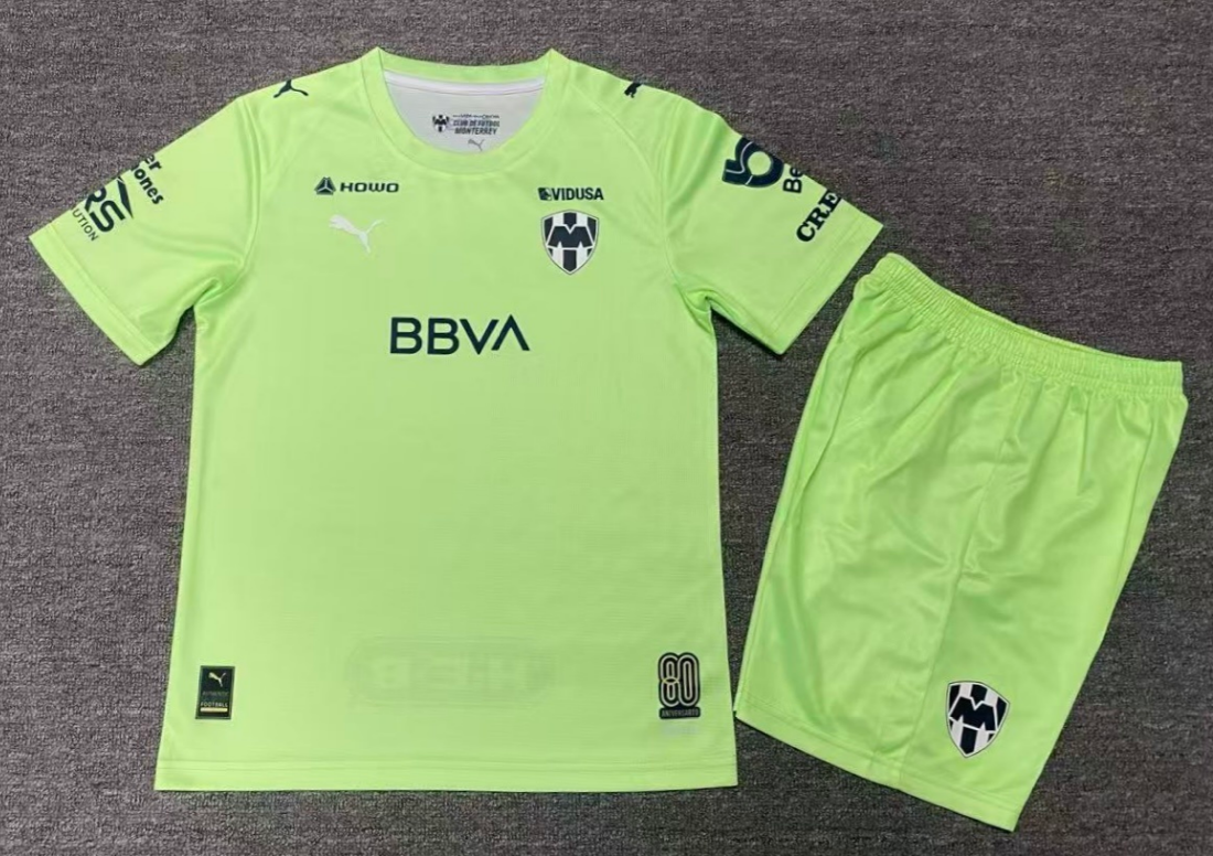 kids Kits 25/26 Green Monterey goalkeeper