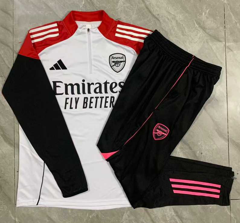  25/26 Half Arsenal White Tracksuit