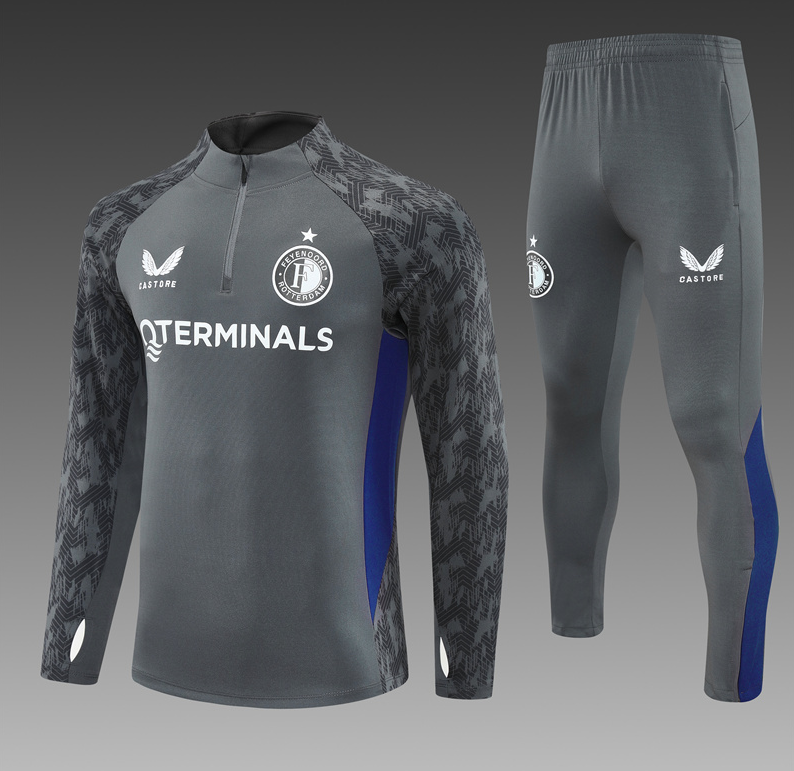 25/26 Half Feyenoord dark gray Tracksuit