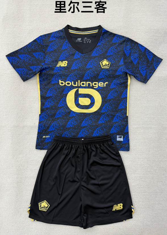 kids Kits 25/26 Lille's third away