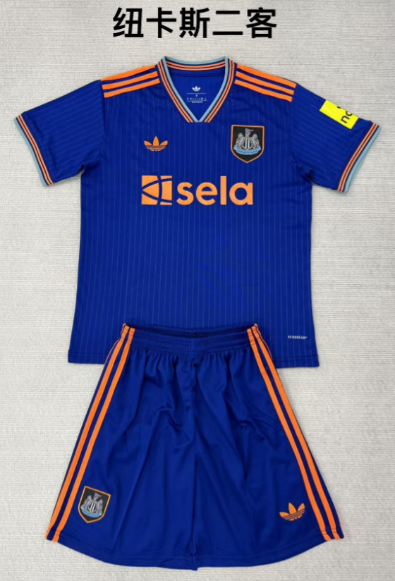kids Kits 25/26 Newcastle Second away