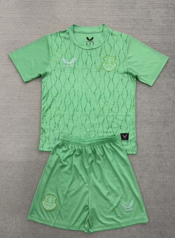 kids Kits 25/26 Everton Green Goalkeeper