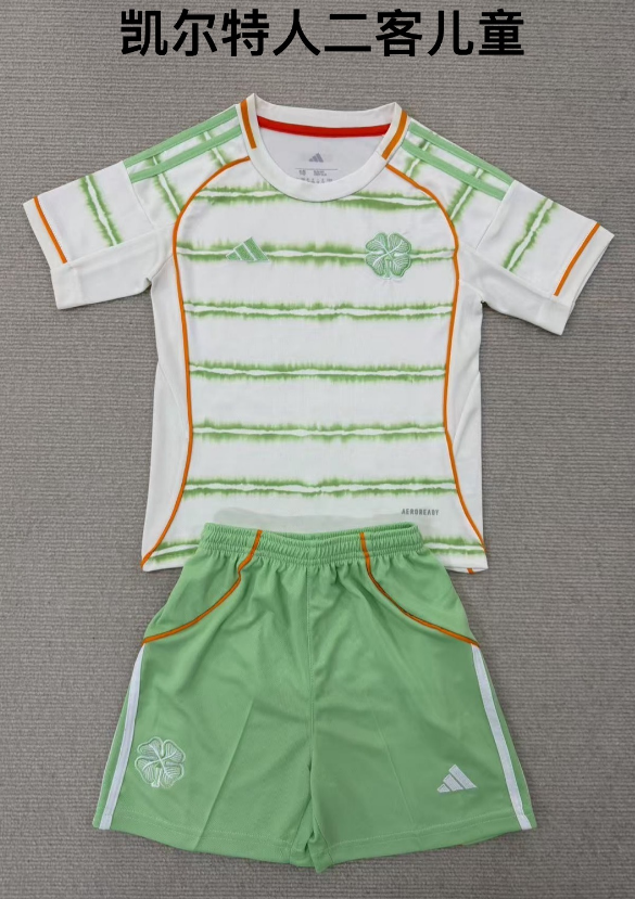 kids Kits 25/26 Celtics Second away