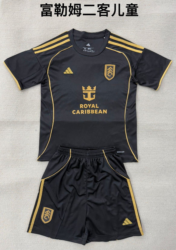 kids Kits 25/26 Fulham Second away