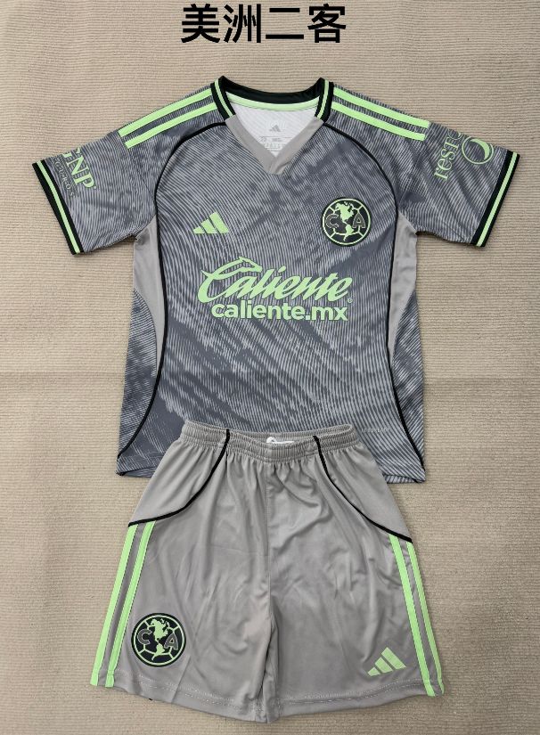 kids Kits 25/26 American second away
