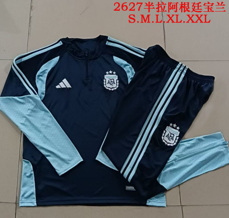 26/27 Half Pull Argentina Boran Tracksuit