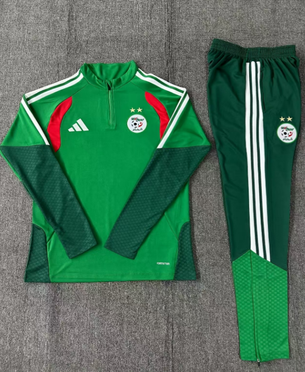 26/27 Half Pull Algeria Green Tracksuit