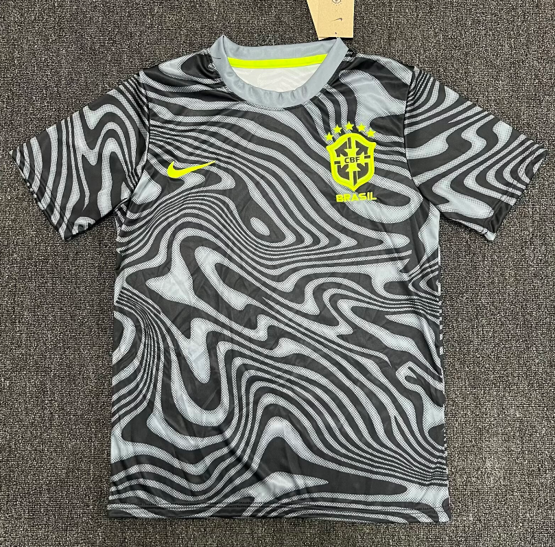 Fan version 26/27 Brazil training suit Gray