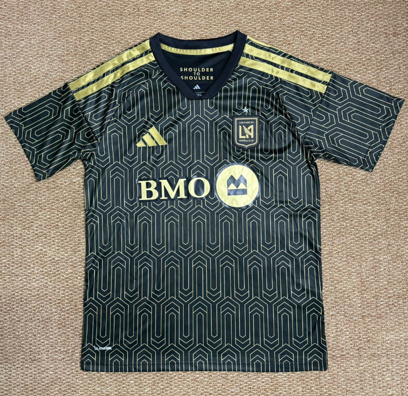 Fan version 26/27 Los Angeles home court (with stars)