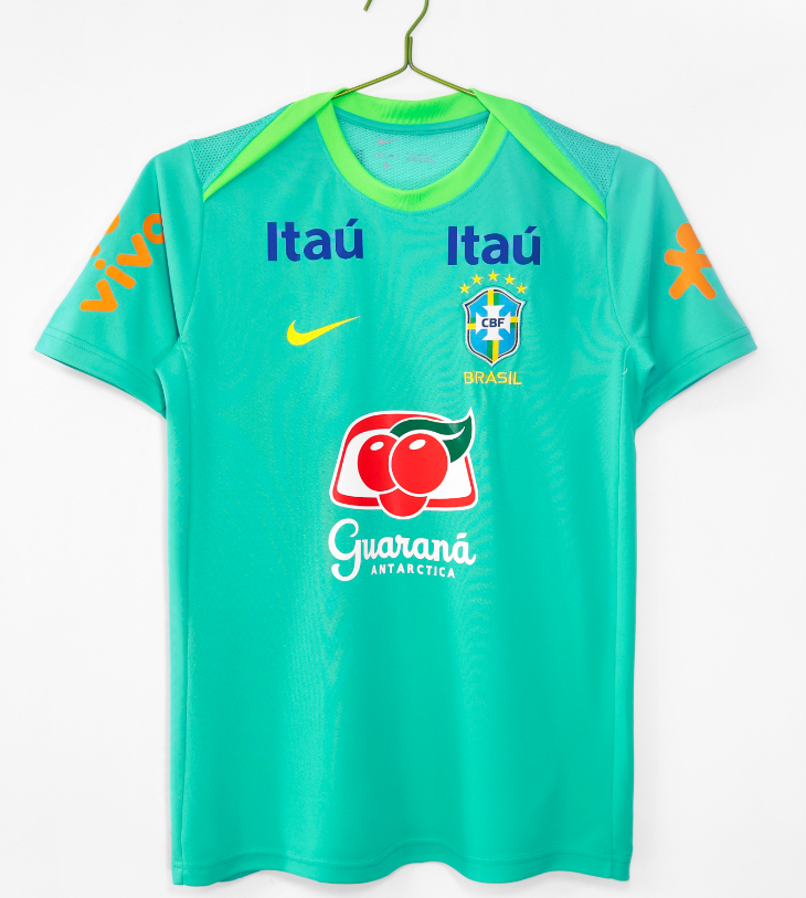 Retro 2024 Brazil lake green training suit