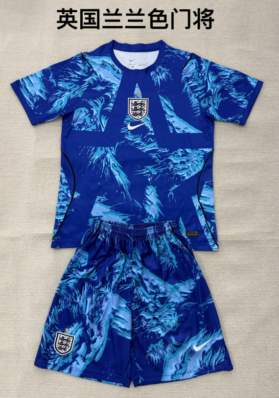 kids Kits 26/27 England blue goalkeeper