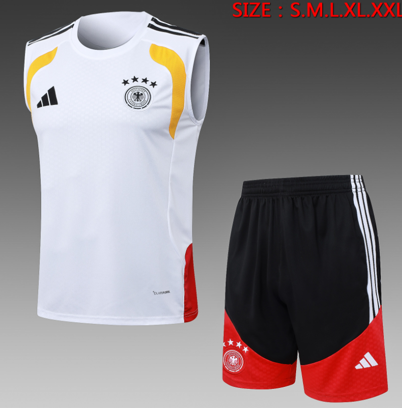 26/27 vest German white training suit set