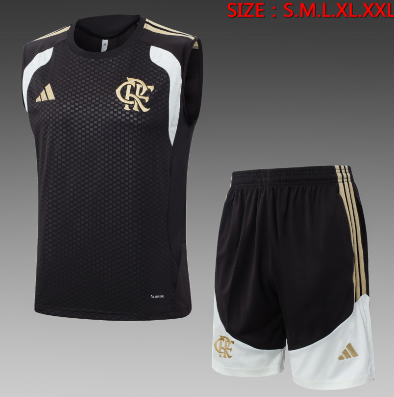 26/27 vest Flamenco deep brown training suit set