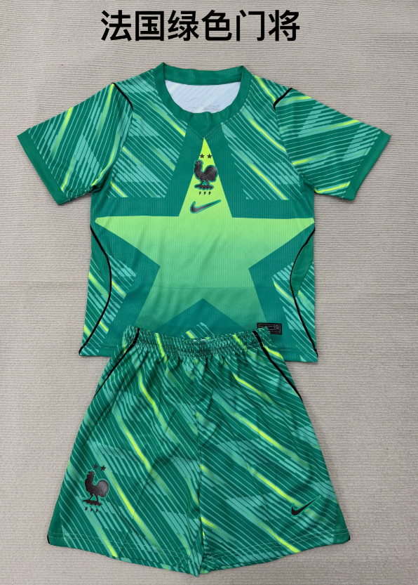 kids Kits 26/27 French Green Goalkeeper