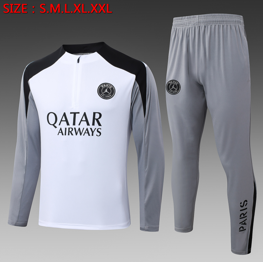 26/27 Half Jordan Paris White Tracksuit