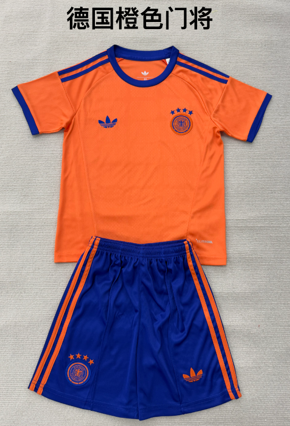 kids Kits 26/27 German orange colored goalkeeper