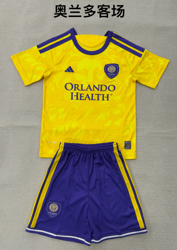 Adults kits 26/27 Orlando City SC away 