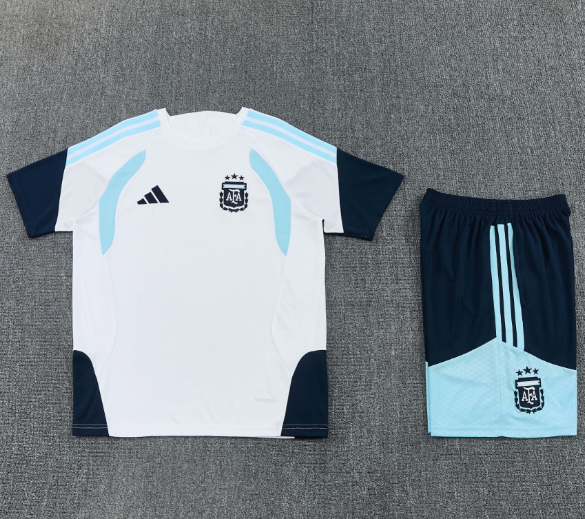 26/27 Argentina white Adults Training Kits