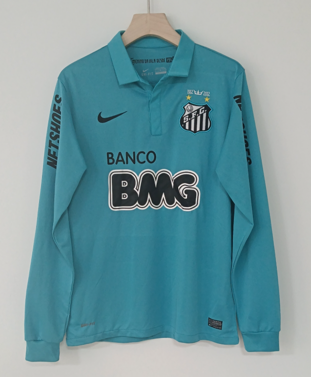 Retro 12/13 Santos second away long sleeve