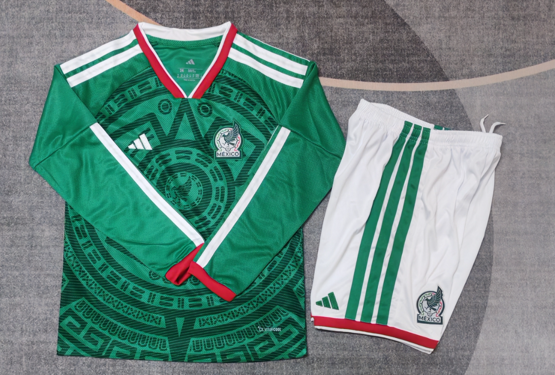 kids Kits 26/27 Mexico home long sleeve