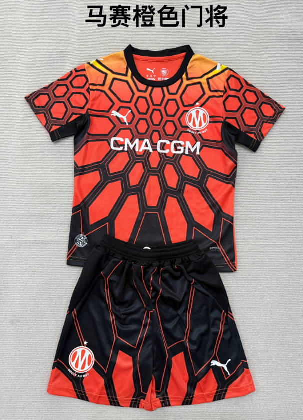 Adult Kits 26/27 Olympique Marseille Orange goalkeeper