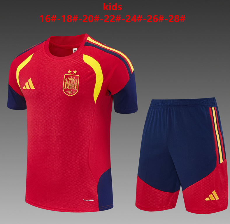 26/27 Kids Spanish Red [Double Star】Training Kits