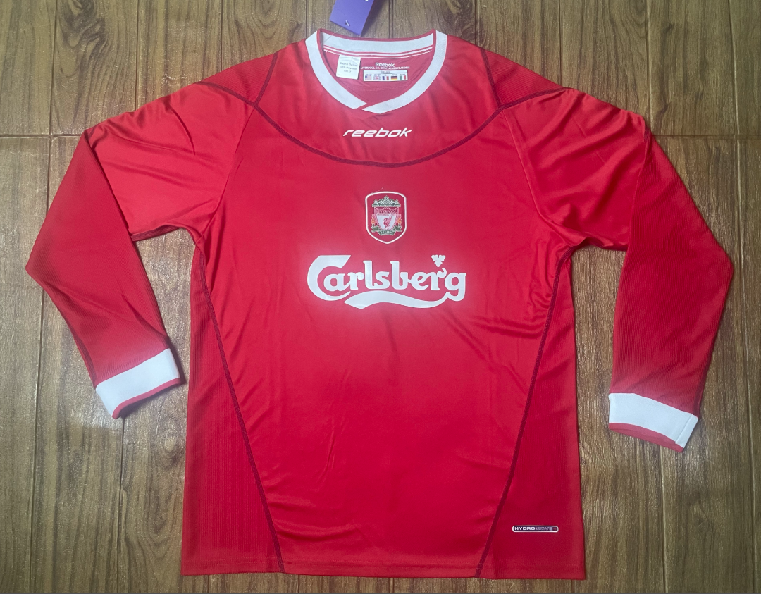 Retro 2002/04 Liverpool home long sleeve
