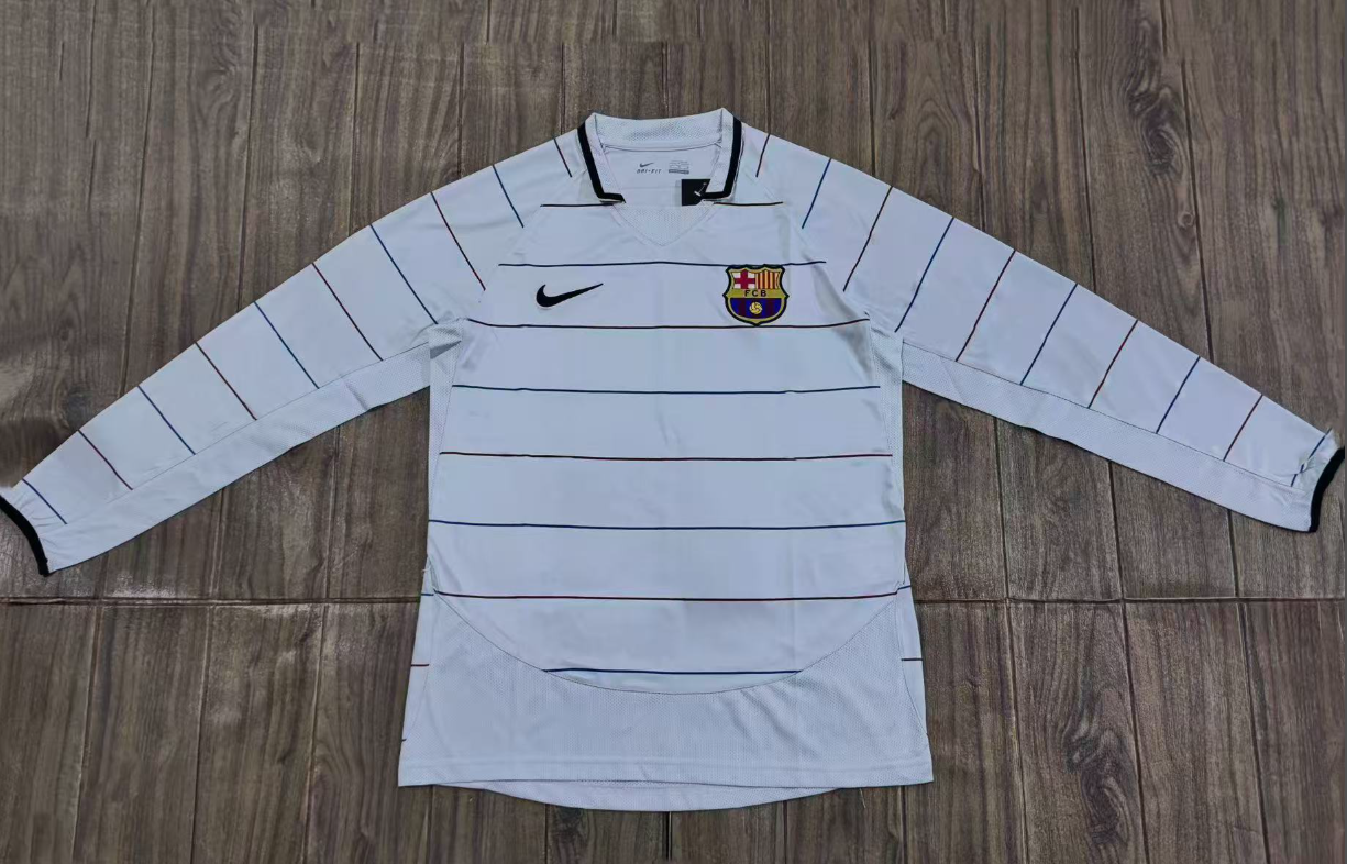 Retro 03/04 Barcelona away long sleeve